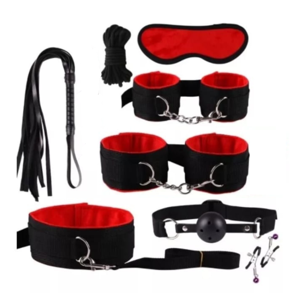 Kit 8 Piezas Bondage Bdsm