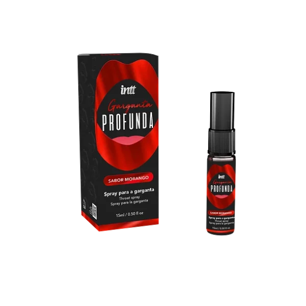 Gel para Sexo Oral Garganta Profunda Fresa