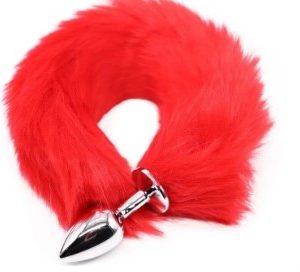 PLUG ANAL - COLITA DE ZORRO ROJA STARSEX
